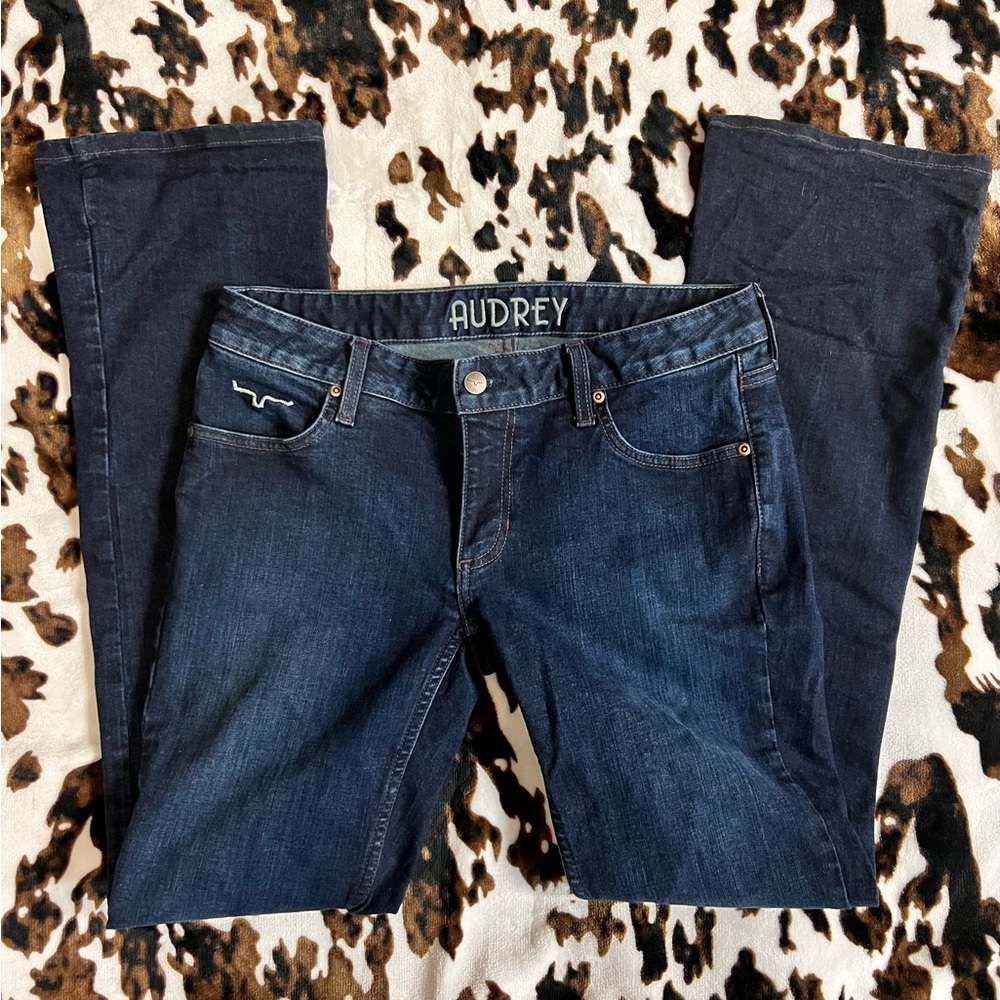 Kimes Ranch Women's Dark Blue Boot Cut Jeans